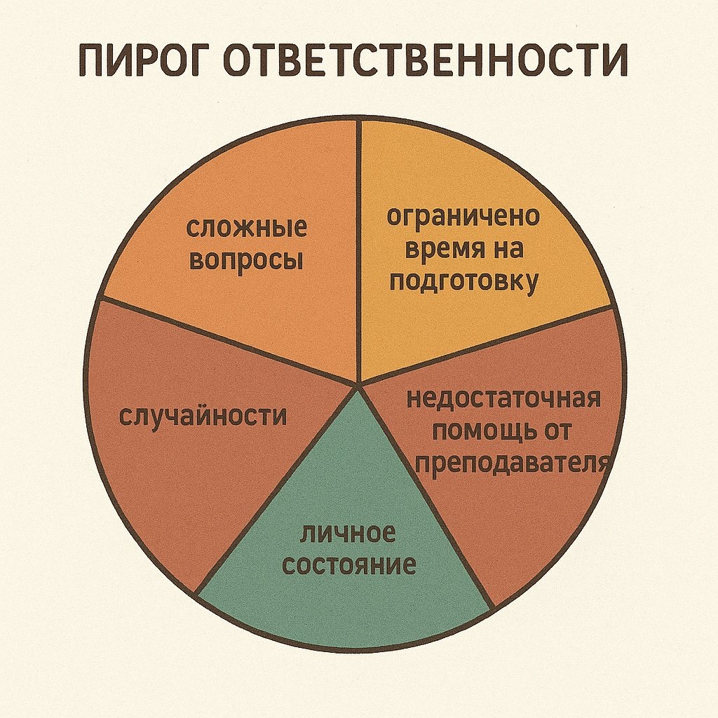 Как справиться с излишней ответственностью: техника пирога