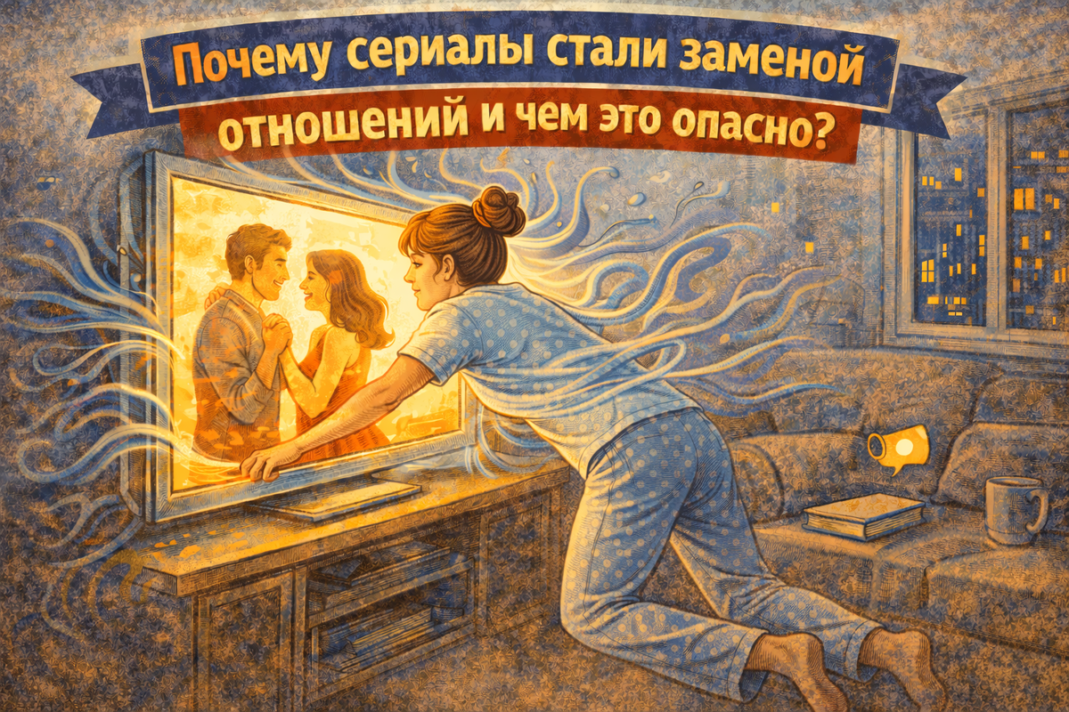 Сериалы как замена реальных отношений: в чем проблема?