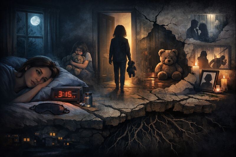 Почему бессонница может скрываться за детскими страхами