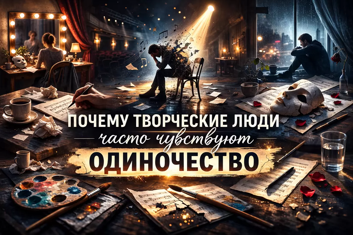 Одиночество творческих людей: отражение глубины чувств