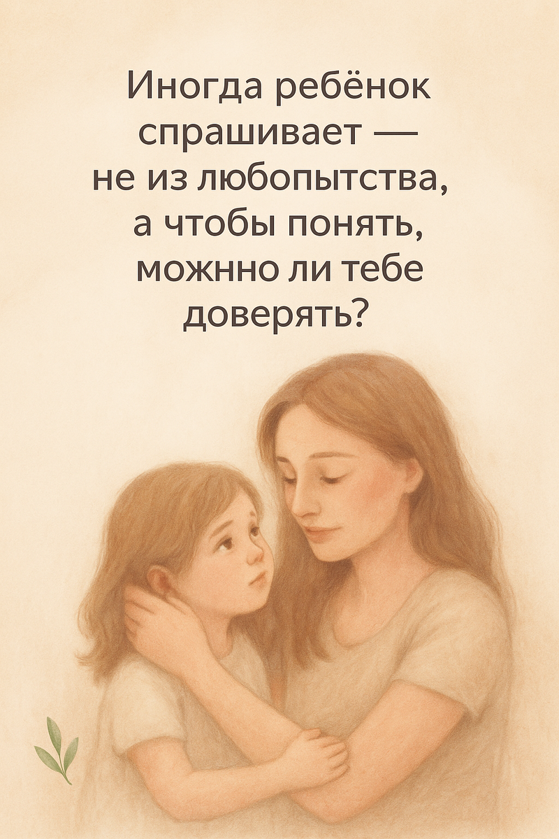 Когда мама уклоняется от ответа — ребёнок учится молчать