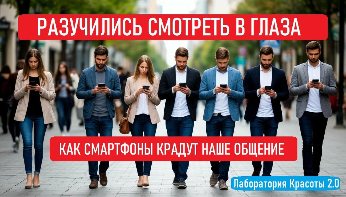 Глаза в экран: как смартфоны угрожают нашей реальной жизни
