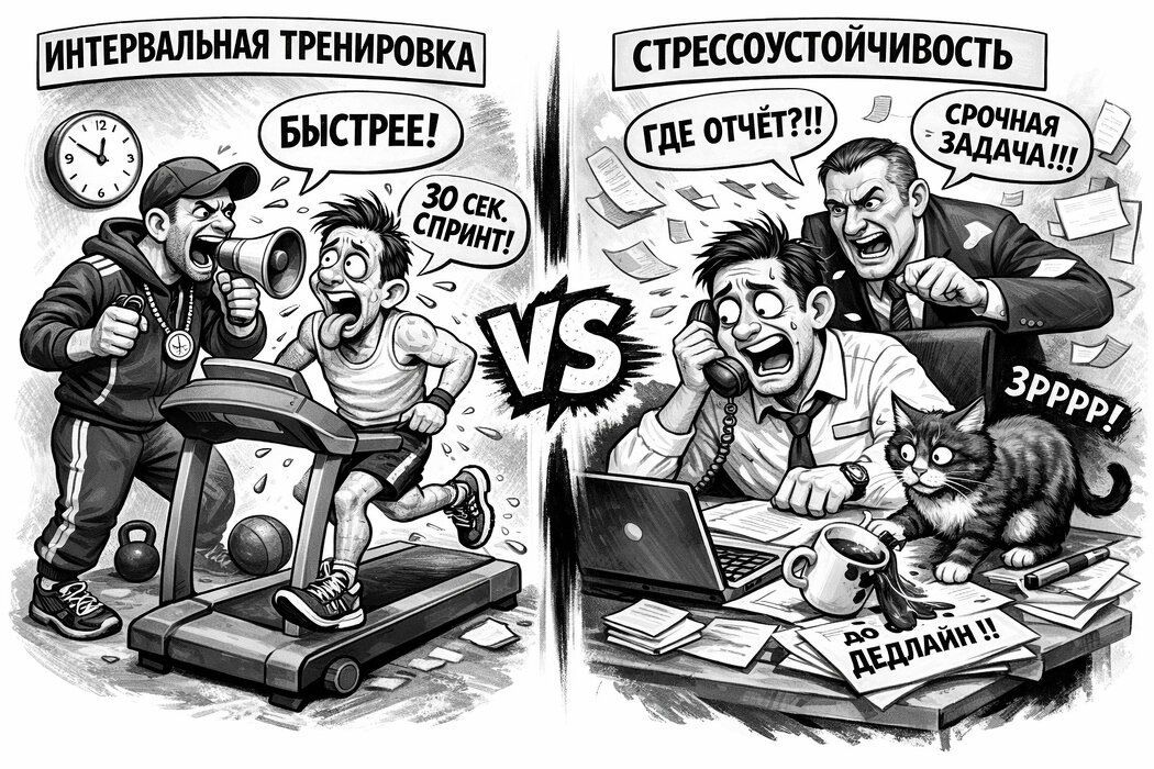 Интервальные тренировки: Как научиться управлять стрессом
